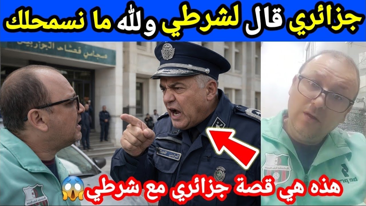 الجزائر 😱 مواطن يتحدث عن ما وقع له مع شرطي في مكان إقامته  #قصص_جزائرية 