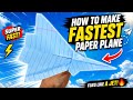 How to make a fastest paper plane fles like a jet!🔥#video 