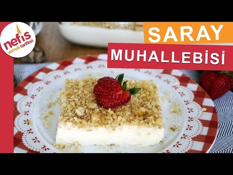 Saray Muhallebisi Tarifi  - Mutlaka Deneyin -  Sütlü Tatlı Tarifleri