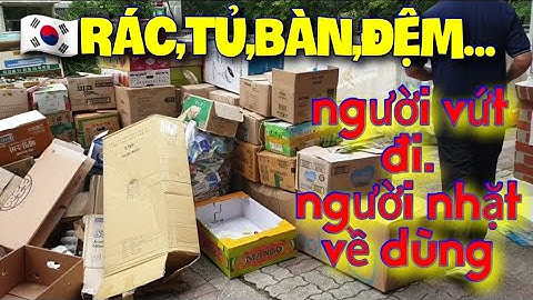Tập 81.🇰🇷ở hàn 🏚Tủ,bàn ghế,đồ đạc vứt đi 🚨phải làm như thế nào..?