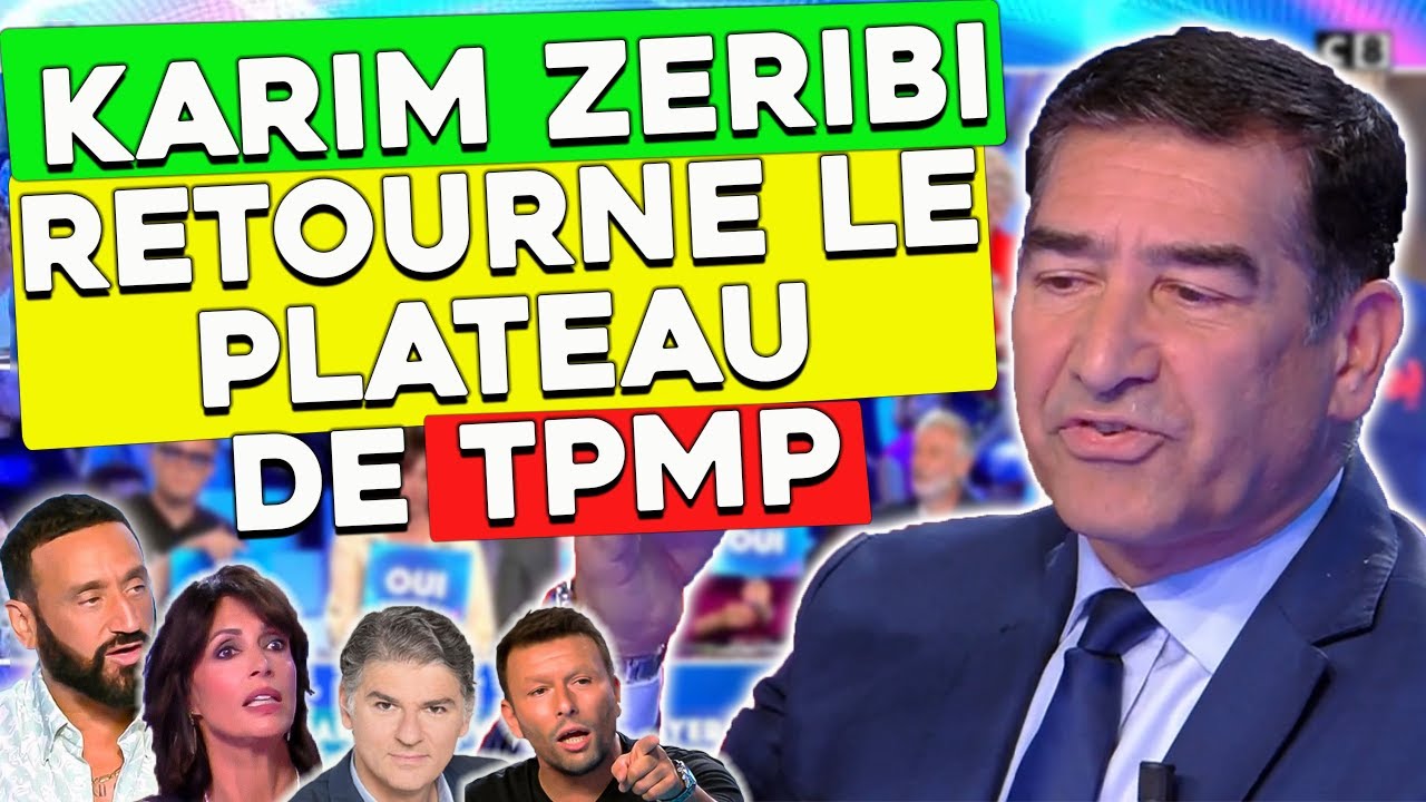 C'est un traquenard : Karim Zéribi regrette sa venue sur le plateau de  Cyril Hanouna après un débat sur la guerre Israël/Hamas - Puremedias