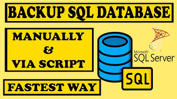 How to Backup SQL Server Database Manually & Using Script | Step-by-Step Tutorial
