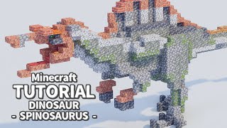 How to build a Spinosaurus(JP3) in Minecraft 🦖 (Realistic Tutorial)
