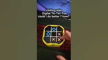 AI... tell me guys what I could do better ☠️😭!? #tictactoe  #ai  #games