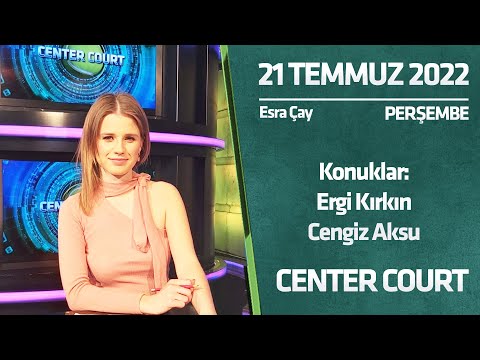 MİLLİ TENİSÇİLER CENGİZ AKSU VE ERGİ KIRKIN CENTER COURT'TA | CENTER COURT