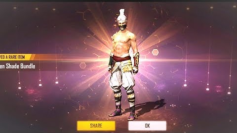 OMG😱 ONLY 900 DIOMOND LEGENDARY GOLDEN SHADE RETURN IN INCUBATOR || RAREST BUNDLE - GARENA FREE FIRE