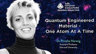 Full Quantum Engineered One Atom at a Time | Dr. Prineha Narang News