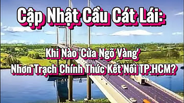 Cập Nhật Cầu Cát Lái: Khi Nào 