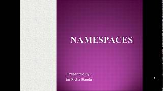 Namespace