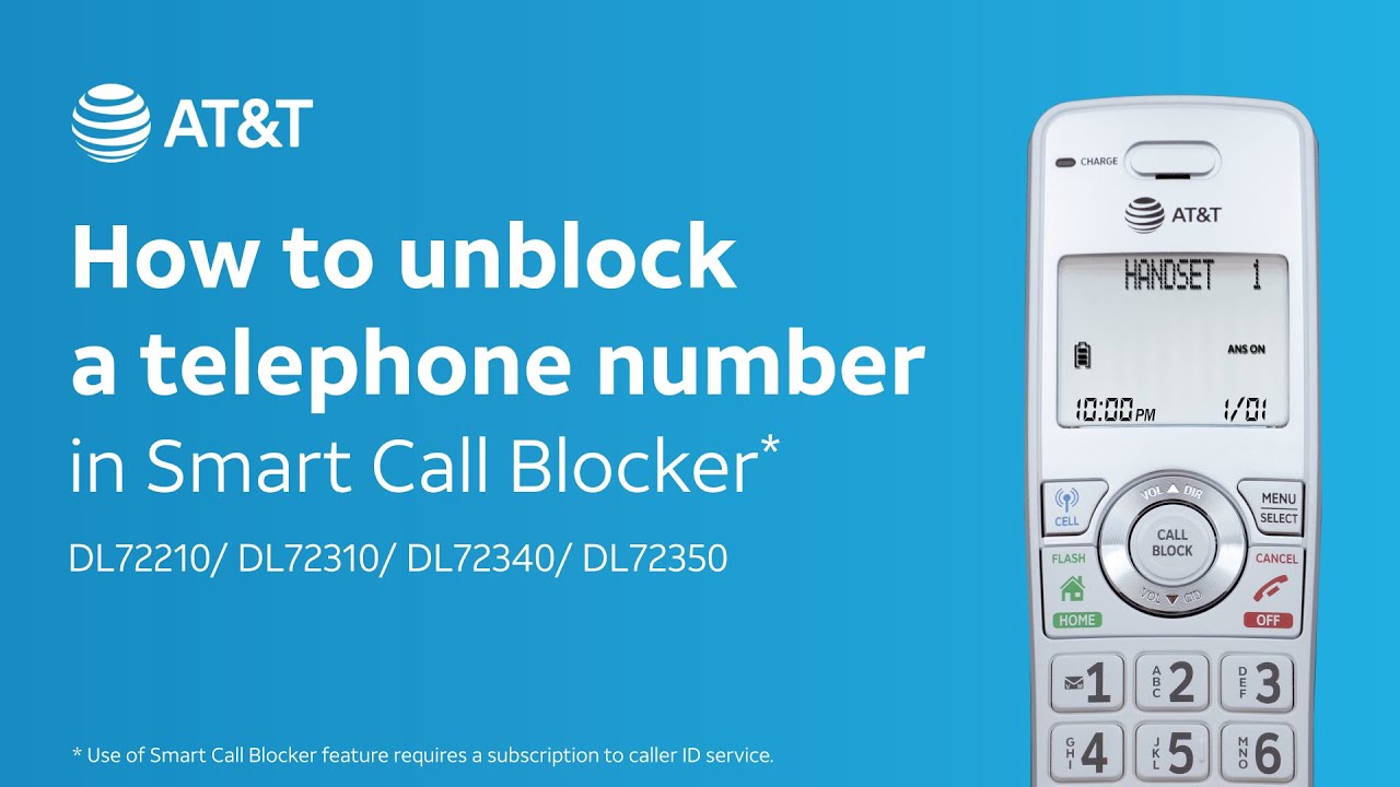 How To Unblock A Number On At&t Cordless Phone - My Blog