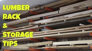 How to Install a Lumber Rack - Woodworking Shop