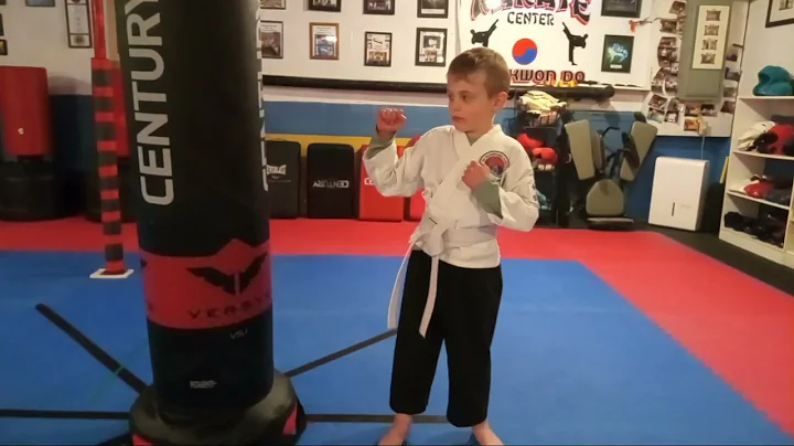master technician karate Center 6-year-old Brandon...
