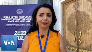 Voas Navbahor Imamova Reports On Uzbekistan Election Results Voa News