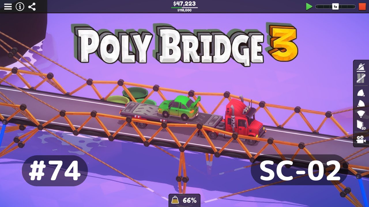 Poly Bridge 3, SC-02 ダブルバック (Double Back) - YouTube