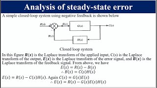 Time Response Analysis of Control System 1