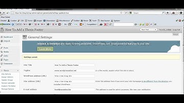 Thesis Footer Tutorial - How To Add a Footer in Thesis
