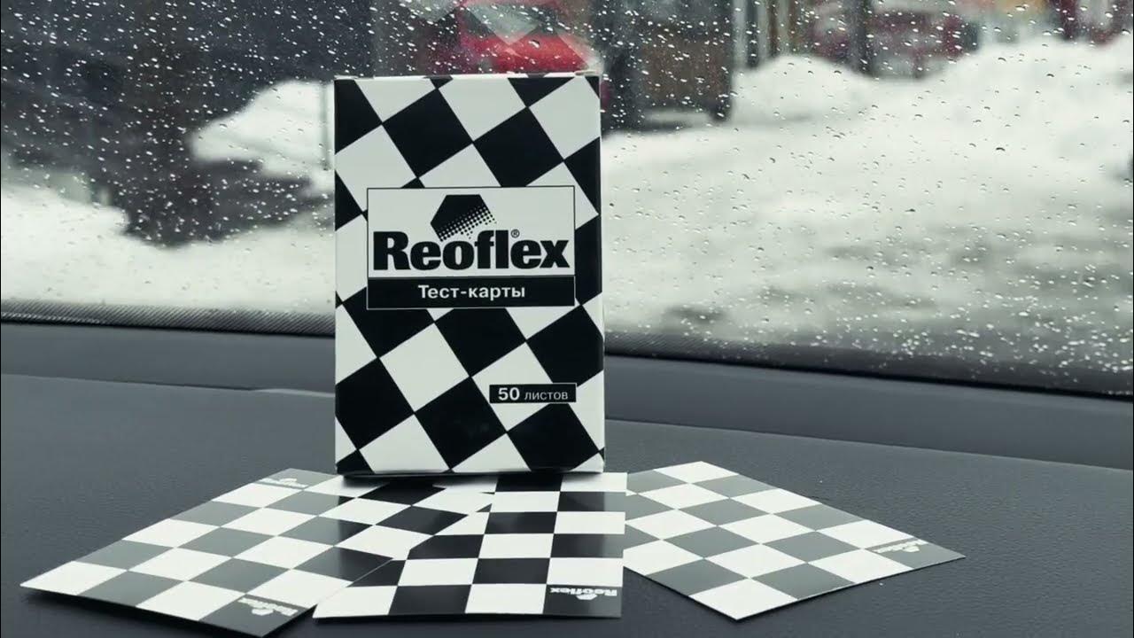 Тест-карты для выкрасок 50 шт REOFLEX / Тест пластины для выкрасок ...