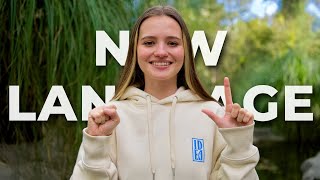 I started learning a new language (not something you would expect)