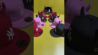 new era Glow-in-the-dark devil horn hat or Glowing devil horn caps