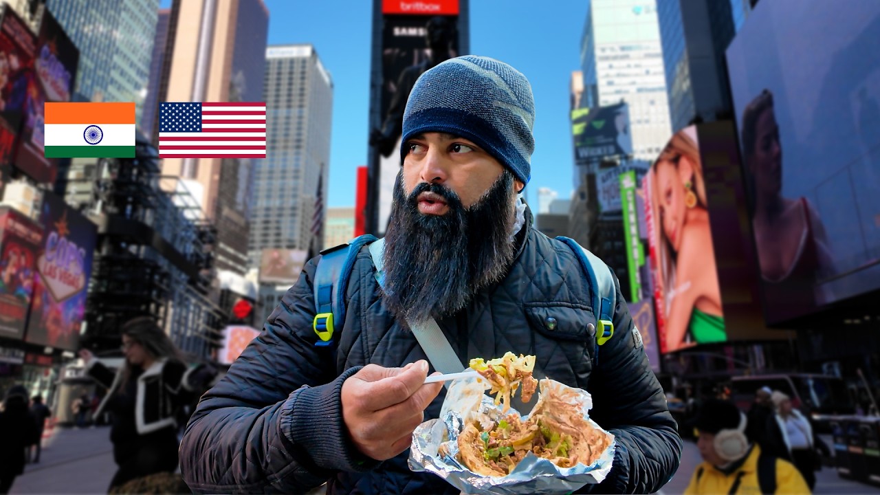 Indian Village Guy's First Day in New York City 🇺🇸