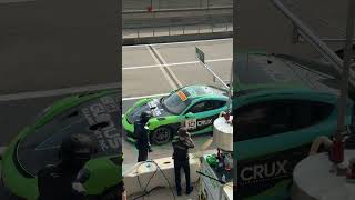 🔥 PORSCHE PITSTOP THERMAL INCIDENT! #fail #fire #racecar #automobile #racing #f1