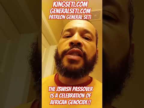 THE J3WISH PASSOVER IS A CELEBRATION OF AFRICAN GENOCIDE!!
