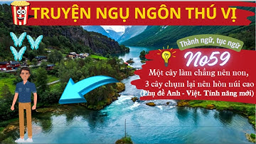 No59. Một cây làm chẳng nên non, ba cây chụm lại nên hòn núi cao (TRUYỆN NGỤ NGÔN)