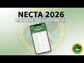 NJIA MPYA! Angalia Matokeo ya NECTA 2026 Yakiwa na Majina Yote