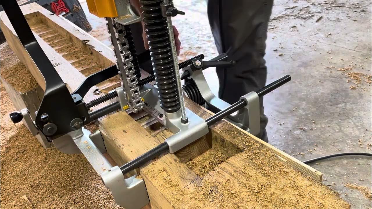 Makita chain mortiser YouTube