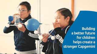Building a better future for children helps create a stronger Capgemini
