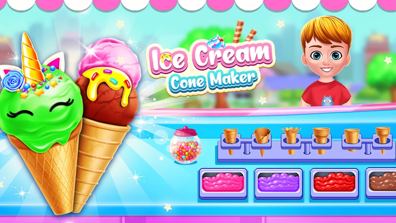 Mega Ice Cream, Frozen Soft Serve & Sundae Maker Games - Kids Ice