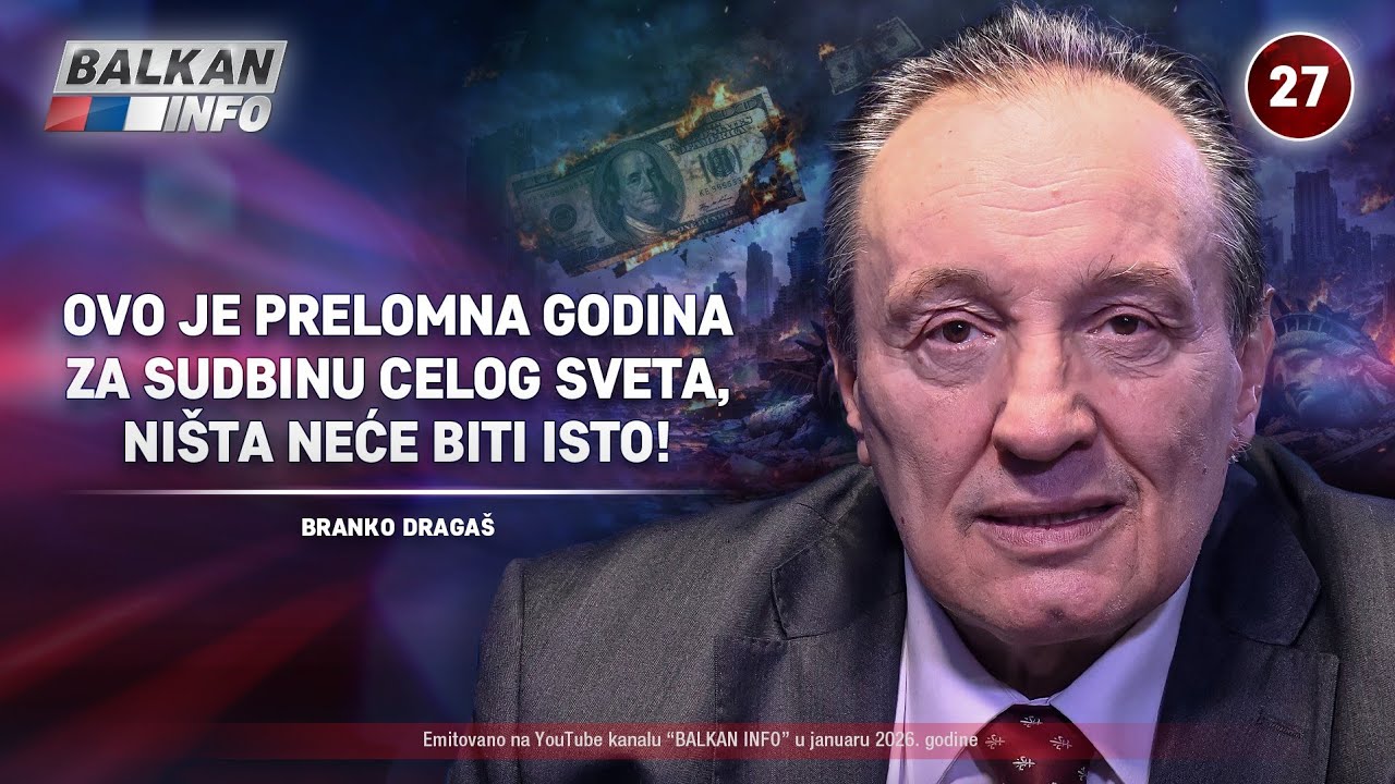 INTERVJU: Branko Dragaš – Ovo je prelomna godina za sudbinu sveta, ništa neće biti isto! (24.1.2026)