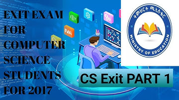 Computer Science Exit Exam 2017 Part one (1)