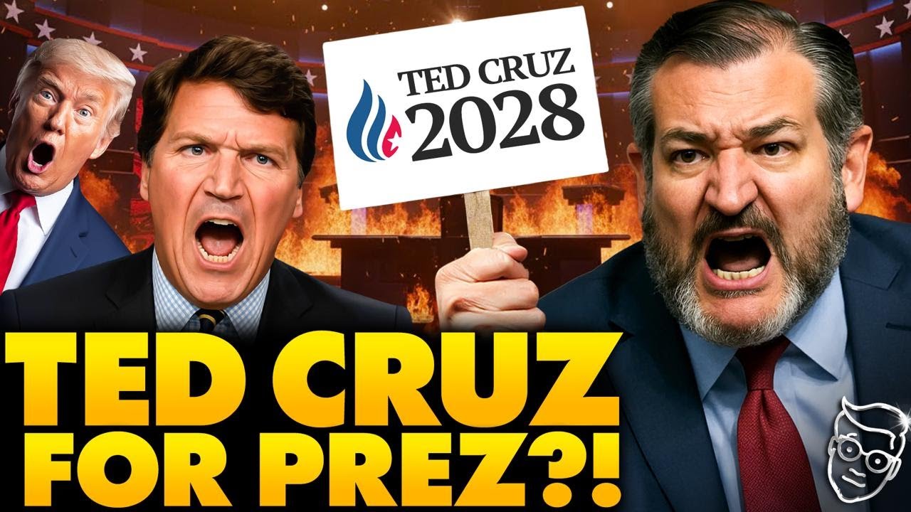 CIVIL WAR: Ted Cruz WILL Run For President in 2028?! Declares WAR on Tucker & Trump: 'Lyin Ted…’