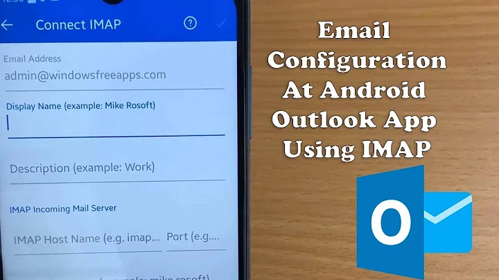How to Setup Outlook on Android Phone 2023