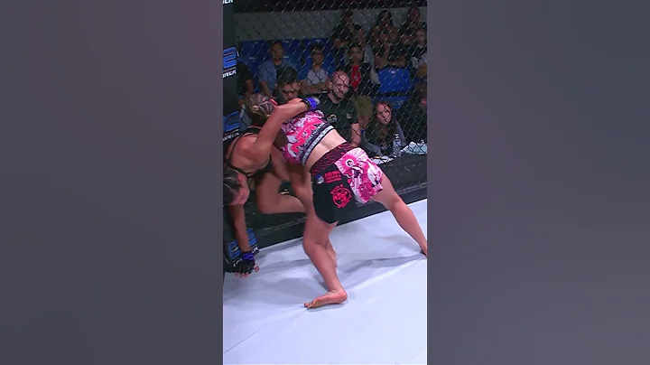 She Pinned Her to the Wall?!? #mma #invictafc #shorts