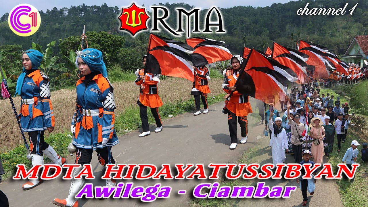 Pawai Drumband MDTA HIDAYATUSSIBYAN || Awilega - Ciambar