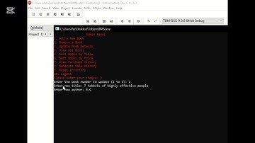 "Bookstore Management System in C++ | PF Project – UET Lahore"