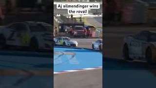 Aj Allmendinger holds on to win the Charlotte Roval #nascar #racing #shorts #car #fun #trending
