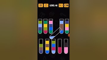 Water Sort Puzzle Game Level 45 - 48