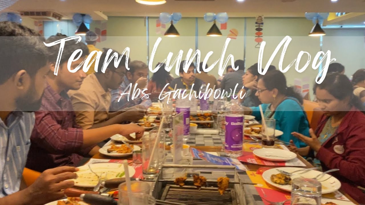 Team lunch ️ Abs Gachibowli DIML latestoptumteam lunch barbecue