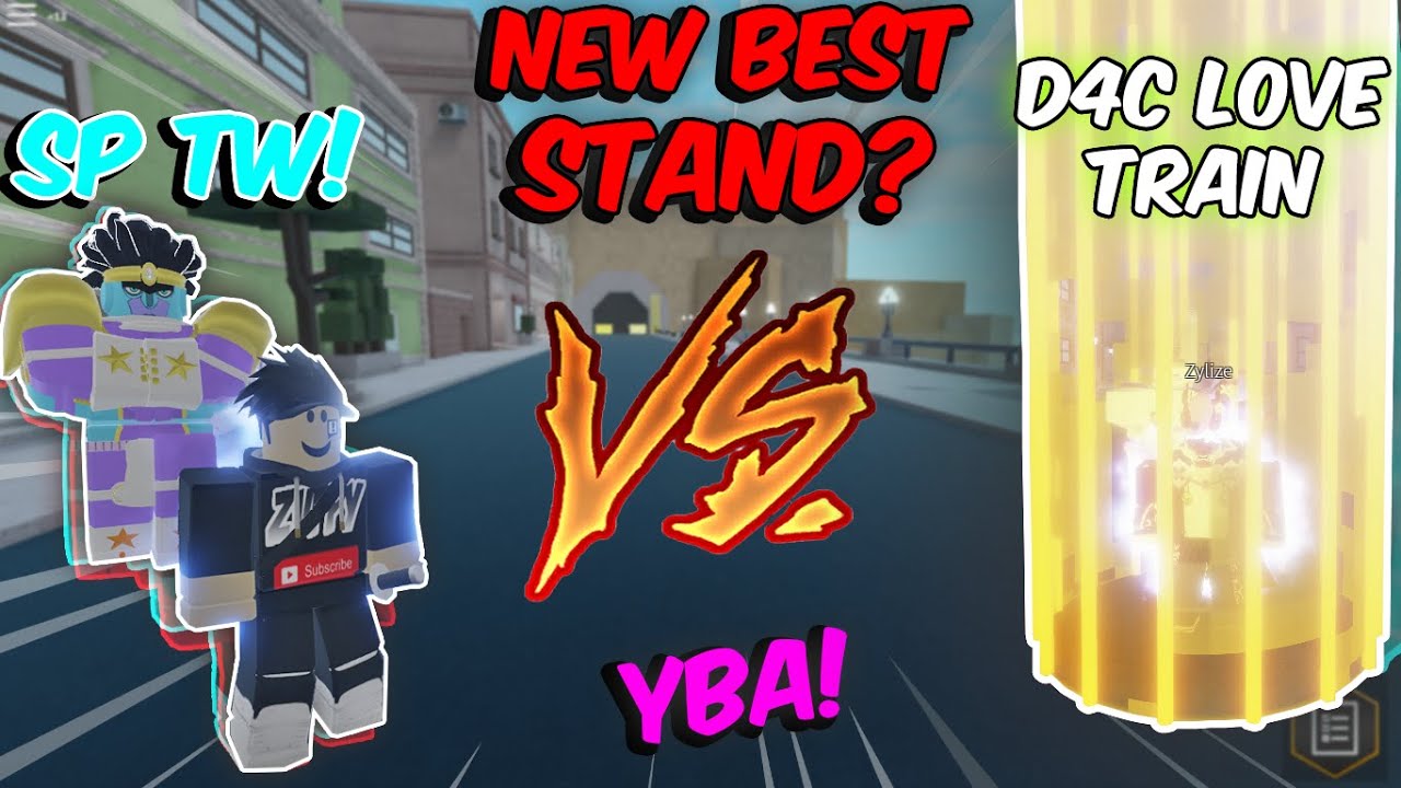 New Best Stand? D4C Love Train VS Sptw Requiem I Yba I Roblox 