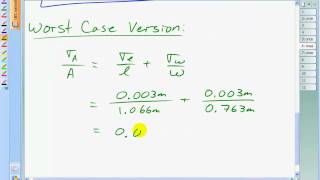 Uncertainty propagation by formula or spreadsheet
