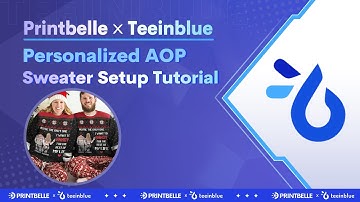Personalized APO Sweater Setup Tutorial via Teeinblue & Printbelle