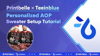 Personalized AOP Sweater Setup Tutorial via Teeinblue & Printbelle screenshot 2