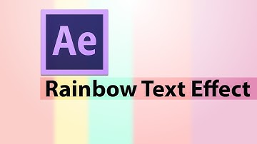 Adobe After Effects CS6 : How to Make a Multi Color Background Text Effect