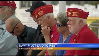 Navy pilot laid to rest at Sarasota National Cemetery
