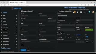 Manage Consignor