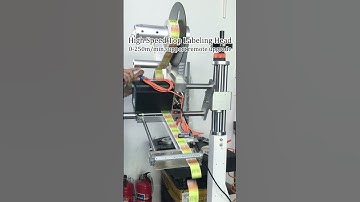 High Speed labeling head #labelingmachine #highspeedlabelingmachine #highspeedlabelhead#labelinghead