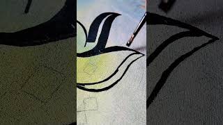 kun fayakun calligraphy #youtubeshorts #trendingshorts #calligraphy #painting #tips #tutorial #art